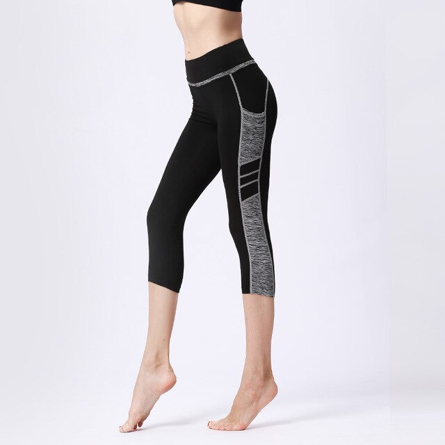 High Waist Elastic Breathable Yoga Pants DE133 - Furdela Wholesale