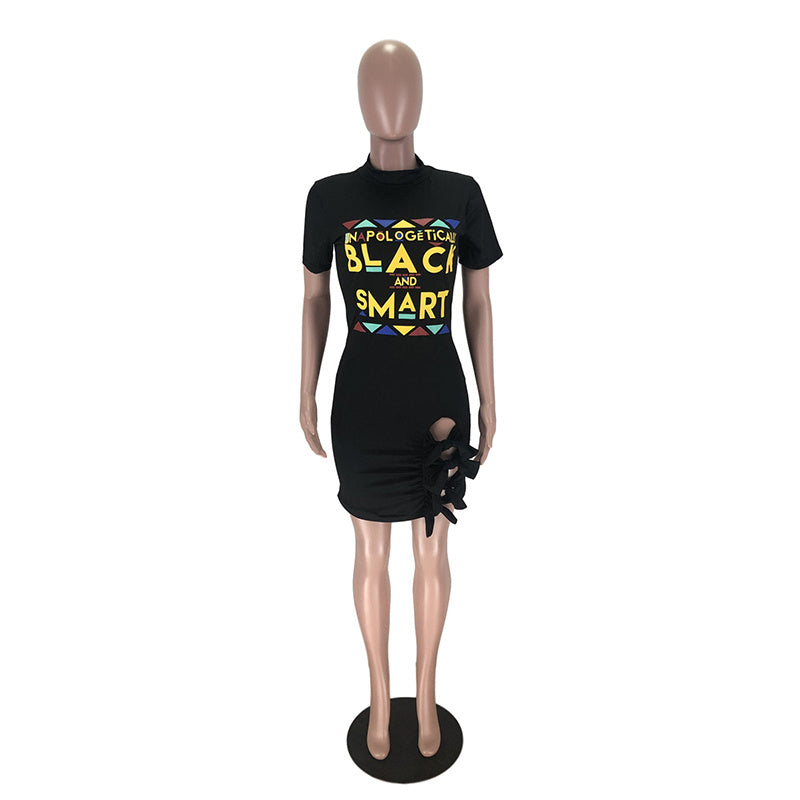 Black Lives Matter Stacked Dress F771 - Furdela