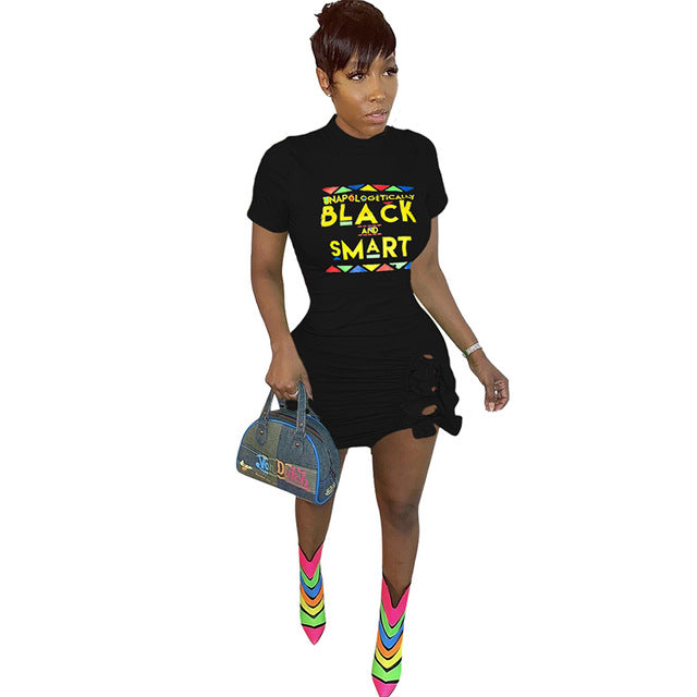 Black Lives Matter Stacked Dress F771 - Furdela