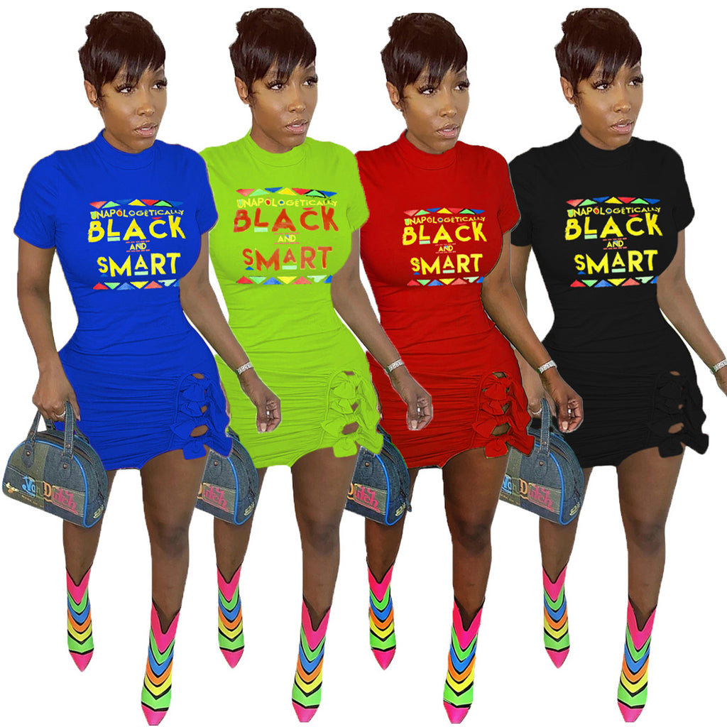 Black Lives Matter Stacked Dress F771 - Furdela