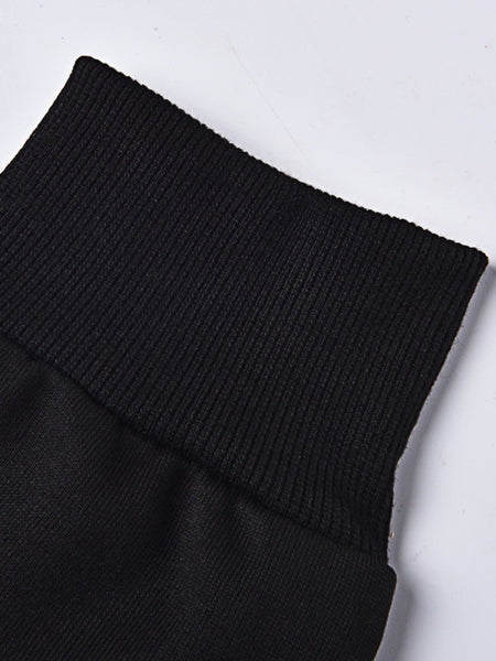 Plus Size Figure Letter Print Kangaroo Pocket Hoodie BO218