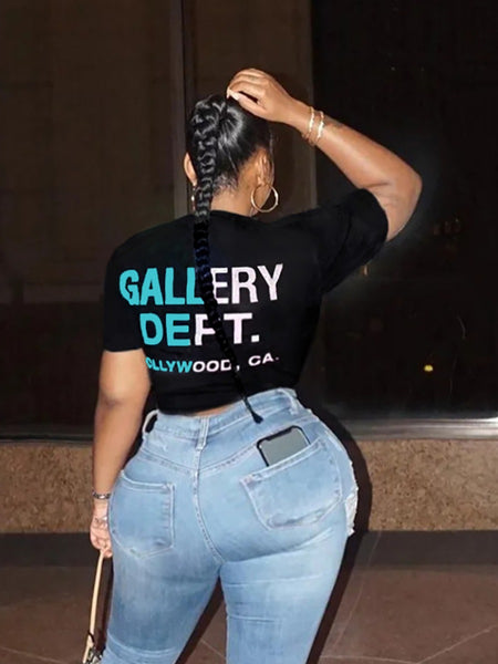 Gallery Dept Letter Print T-shirt AR506