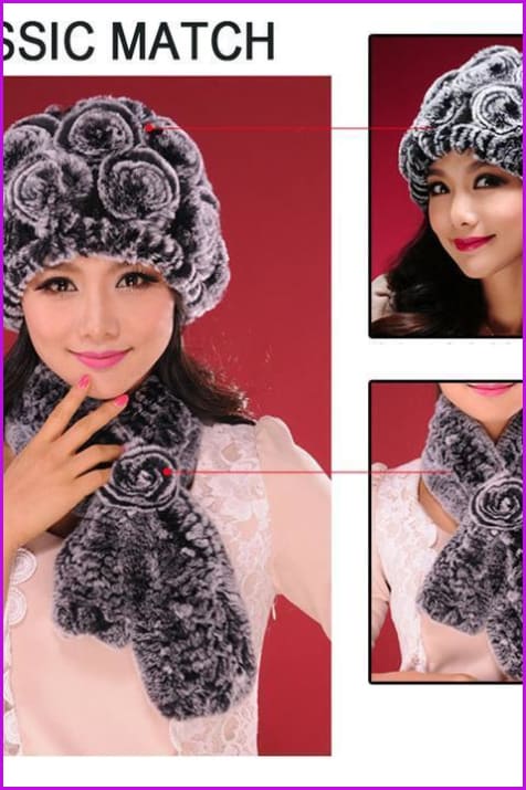 Rabbit Fur Beanie Hat - Furdela