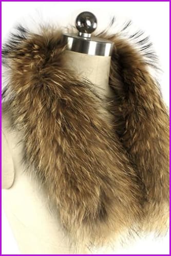 Raccoon Fur Collar 70 cm - Furdela