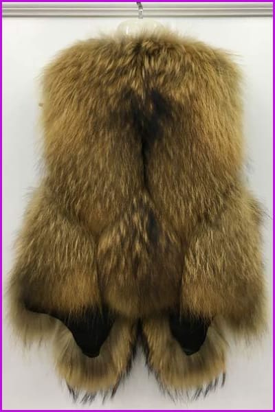 Raccoon Fur Gilet DO1548 - Furdela