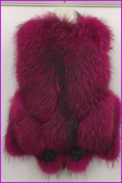 Raccoon Fur Gilet DO1548 - Furdela