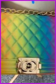 Rainbow Candy Jelly Shoulder Cross Body Bag F045 - Furdela