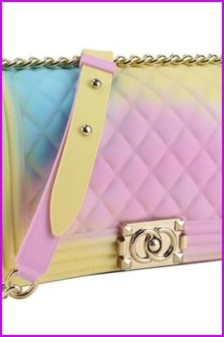 Rainbow Jelly Shoulder Bag F045 - Furdela