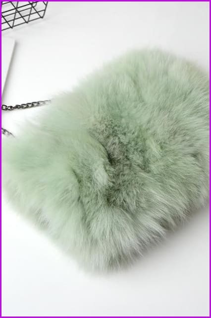 Real Fox Fur Warmer Bag F1061 - Furdela