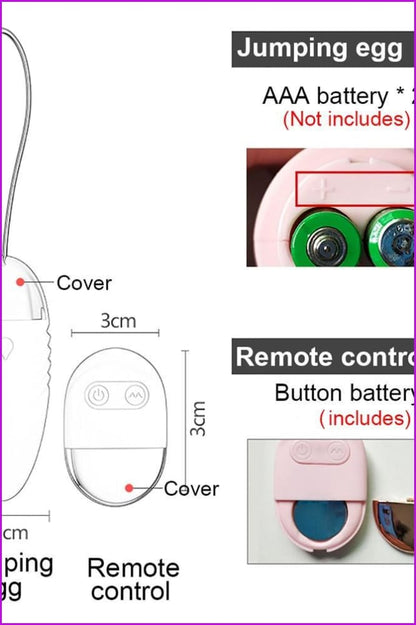 Remote Control Vibrating Egg - Furdela