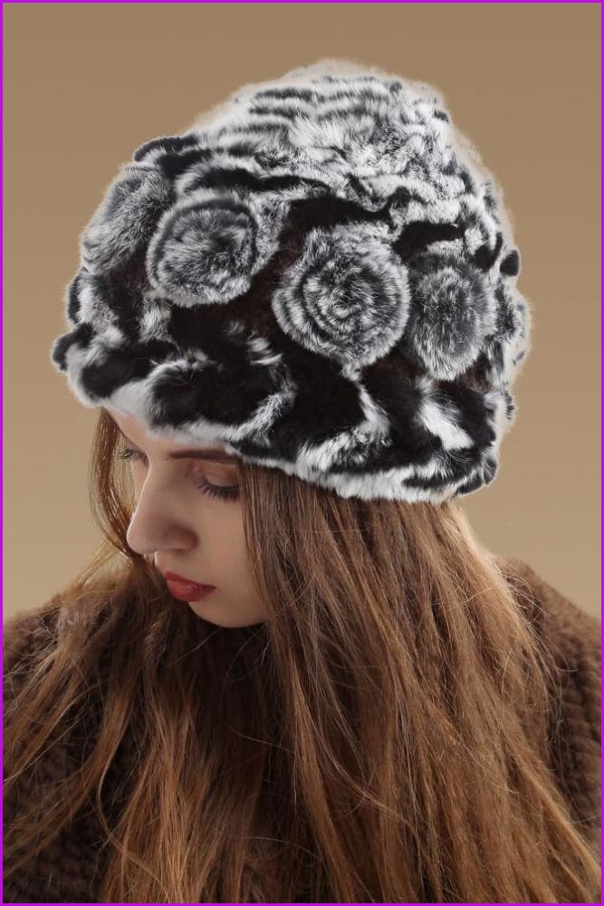 Rex Rabbit Fur Hat - Furdela