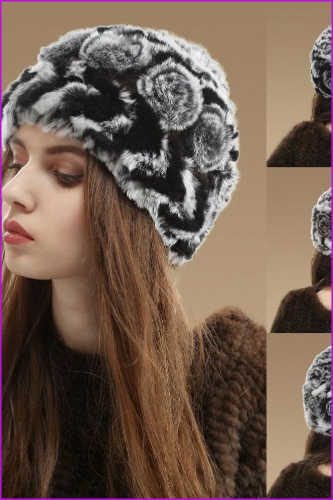 Rex Rabbit Fur Hat - Furdela