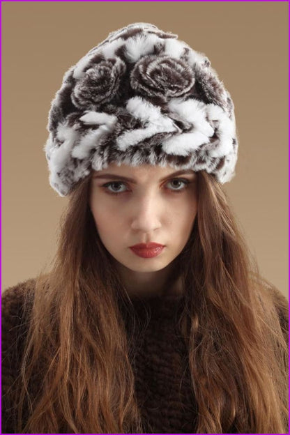 Rex Rabbit Fur Hat - Furdela