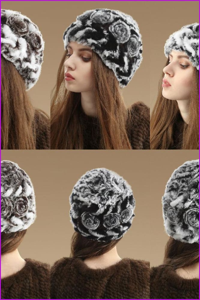 Rex Rabbit Fur Hat - Furdela