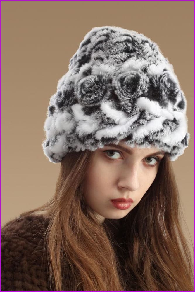 Rex Rabbit Fur Hat - Furdela