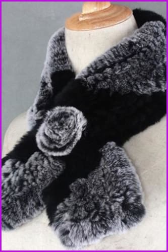 Rex Rabbit Fur Scarf - Furdela