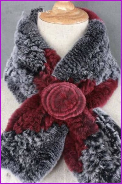 Rex Rabbit Fur Scarf - Furdela