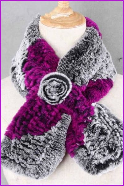 Rex Rabbit Fur Scarf - Furdela