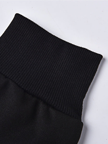 Plus Size Halloween Clown Letter Print Kangaroo Pocket Hoodie BO3055