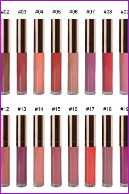 Samples Waterproof Lip Gloss/Lip Glaze Without Logo F046 - Furdela