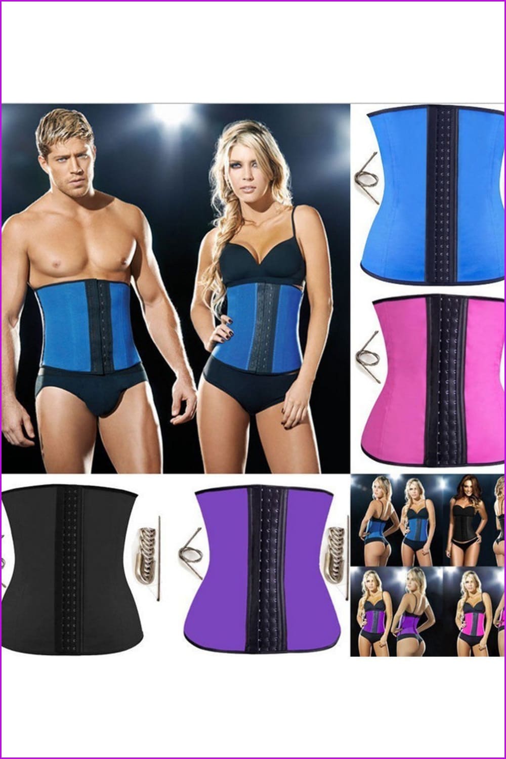Sauna Sweat Vest for Women, Waist Trainer Corset DE503 - Furdela