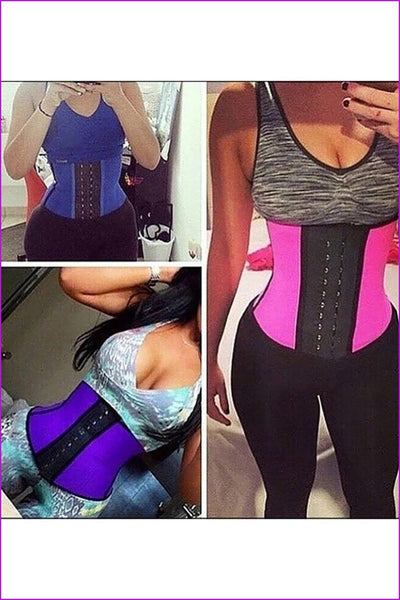 Sauna Sweat Vest for Women, Waist Trainer Corset DE503 - Furdela
