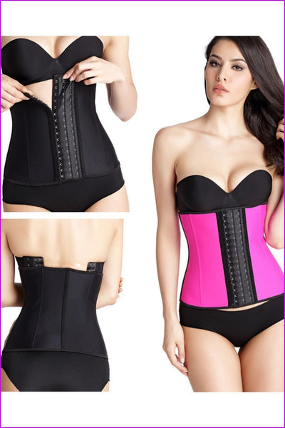 Sauna Sweat Vest for Women, Waist Trainer Corset DE503 - Furdela