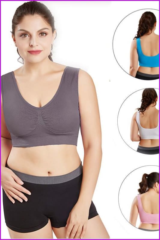 Seamless Sports Bra F372 - Furdela