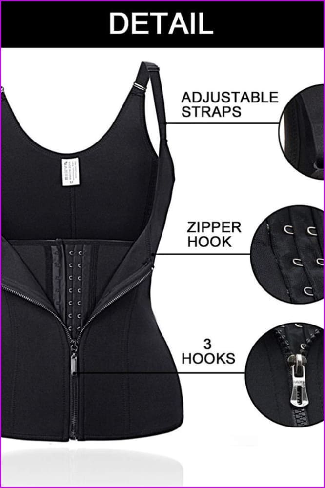 Slimming Adjustable Waist Trainer Vest with Logo F257 (MOQ 10) - Furdela