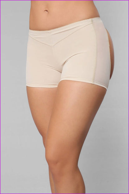 Solid Daily Date Short Bottom Cut Out F3417 - Furdela