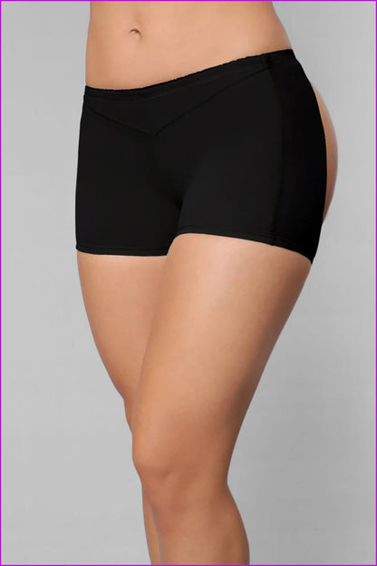 Solid Daily Date Short Bottom Cut Out F3417 - Furdela