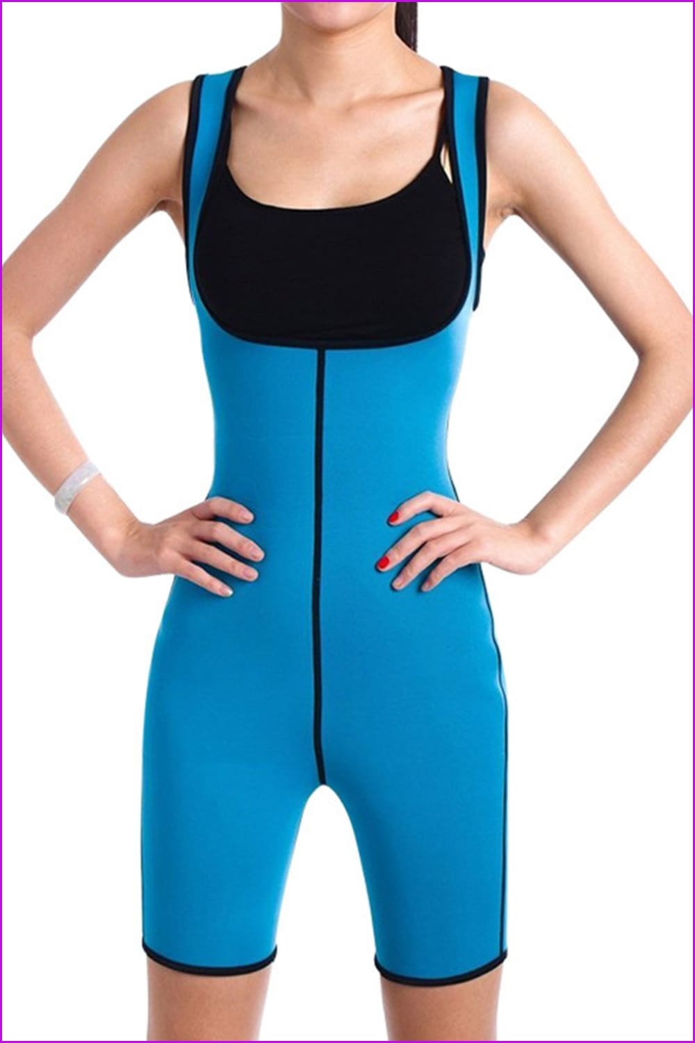 Solid Daily Sporty Onepiece For Woman Body Shaper DE526 - Furdela