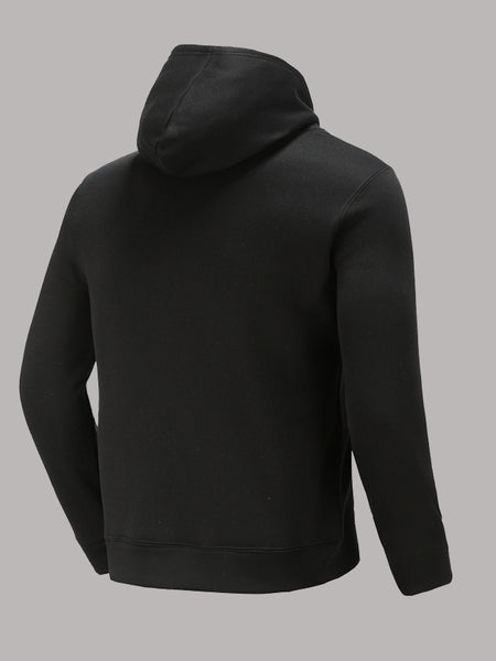 Men Skull Head Letter Print Kangaroo Pocket Hoodie AT9075