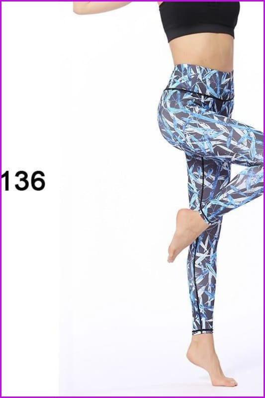 Sports Tights Yoga Leggings Pants DE139 - Furdela