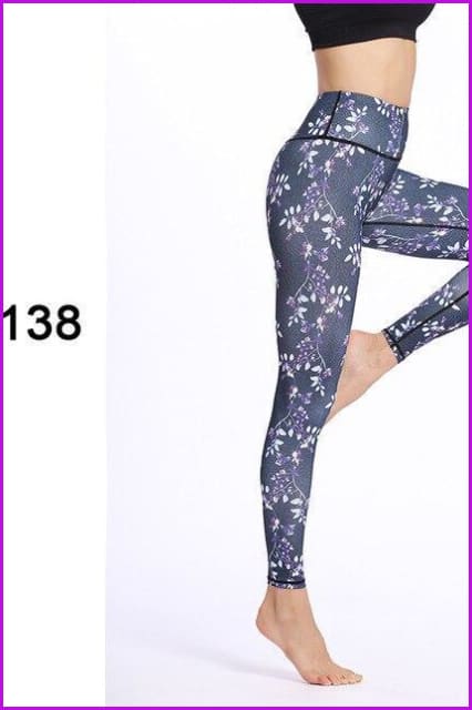 Sports Tights Yoga Leggings Pants DE139 - Furdela