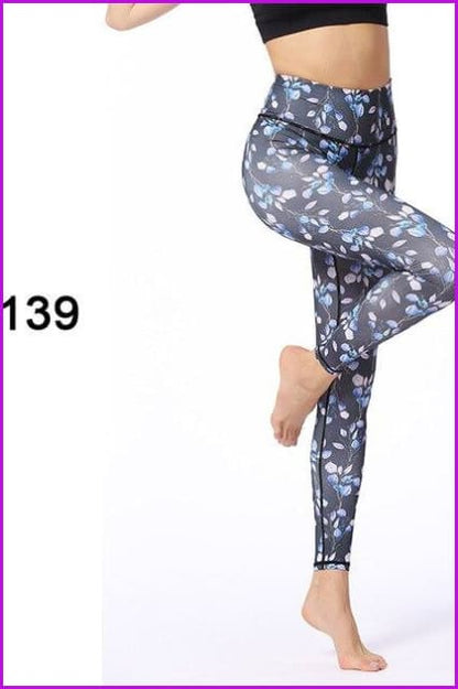 Sports Tights Yoga Leggings Pants DE139 - Furdela