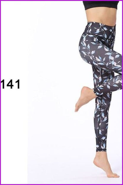 Sports Tights Yoga Leggings Pants DE139 - Furdela