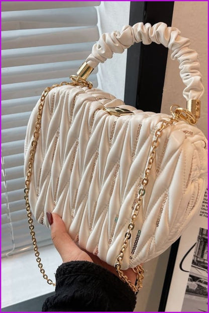 Street Outdoor Sequined Chain Ladies Shoulder Bags - Furdela Wholesale