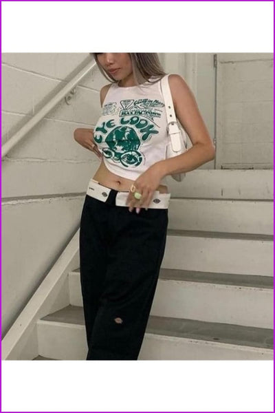 Summer Casual Printing Sleeveless Tank Top - Furdela Wholesale