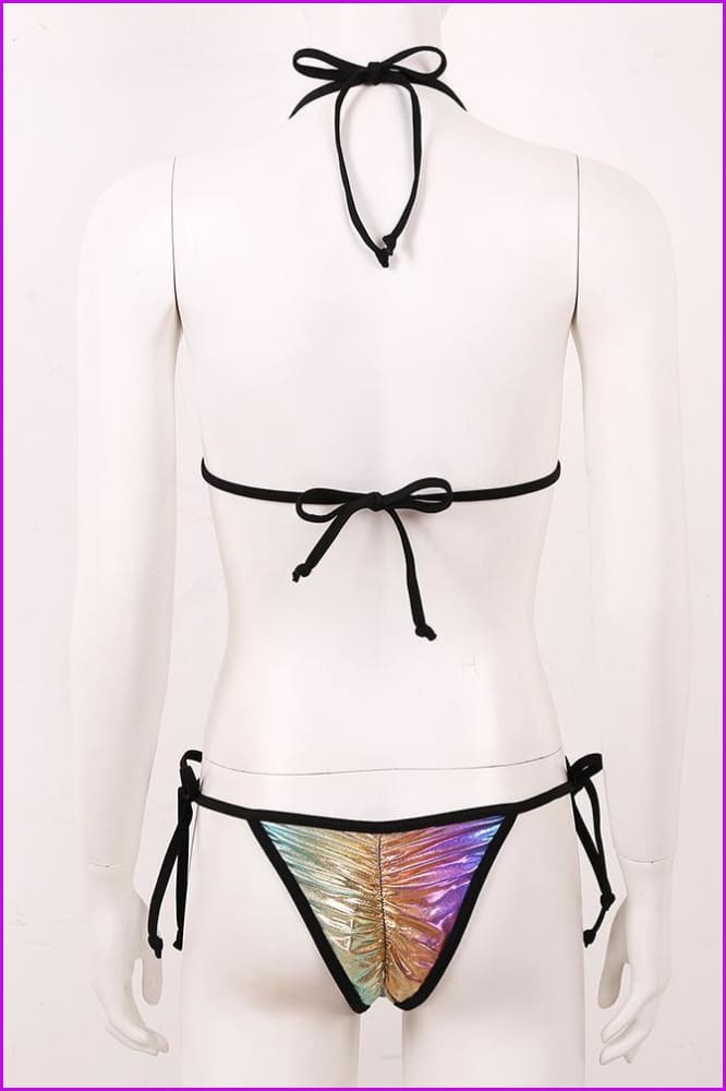 Summer Gradient Hologram Bikini F961 - Furdela