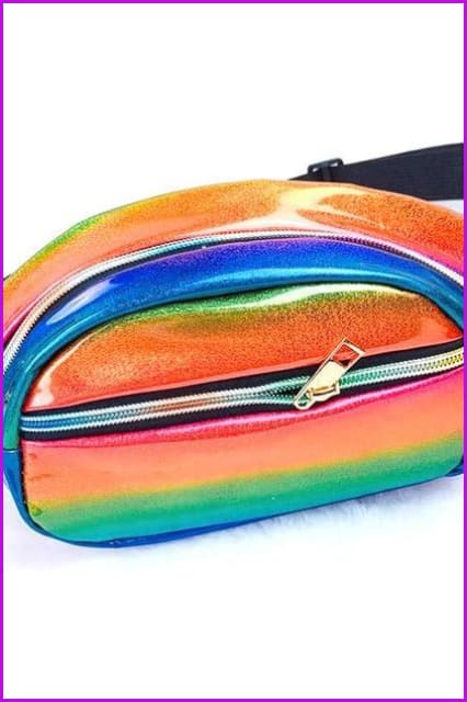 Sweet Hologram Fanny Pack Waist Bag - Furdela