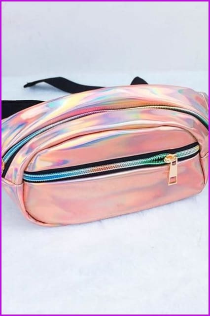 Sweet Hologram Fanny Pack Waist Bag - Furdela