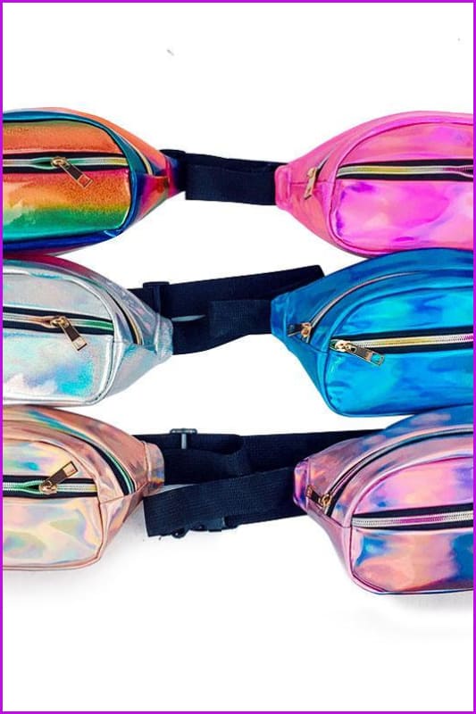 Sweet Hologram Fanny Pack Waist Bag - Furdela