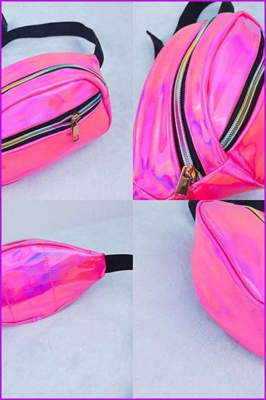 Sweet Hologram Fanny Pack Waist Bag - Furdela