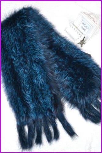 Tassel Fox Fur Scarf - Furdela