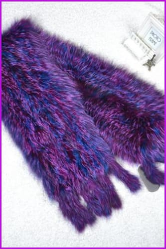 Tassel Fox Fur Scarf - Furdela