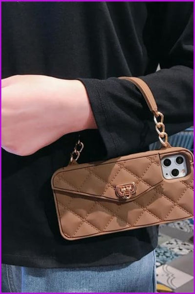 TPU Phone Case Chain Bag F1005 - Furdela