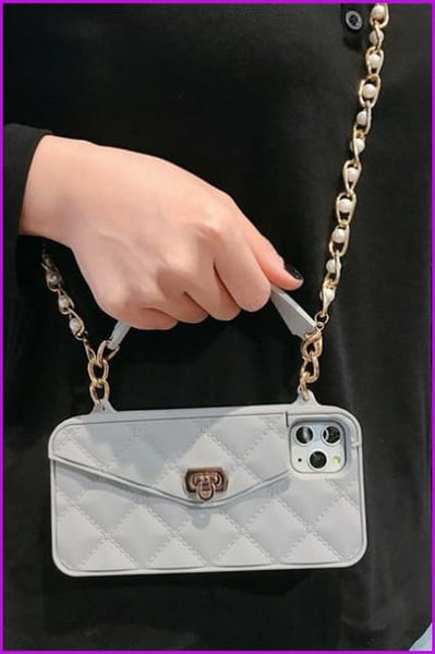 TPU Phone Case Chain Bag F1005 - Furdela