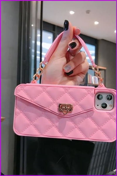 TPU Phone Case Chain Bag F1005 - Furdela