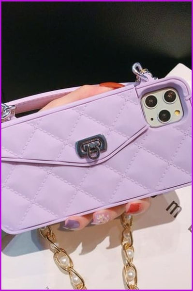 TPU Phone Case Chain Bag F1005 - Furdela